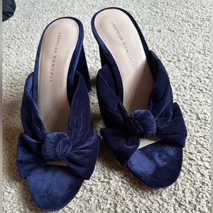Loeffler Randall Velvet Heels Size 8